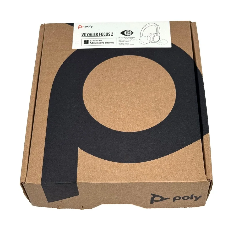 Poly Voyager Focus 2 UC Microsoft Teams Bluetooth Headset BT700C USB-C New
